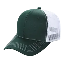 Dark Green/White