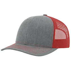 Heather Grey/Red