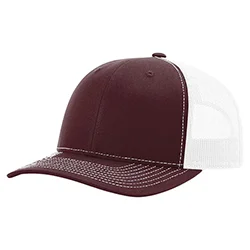 Maroon/White
